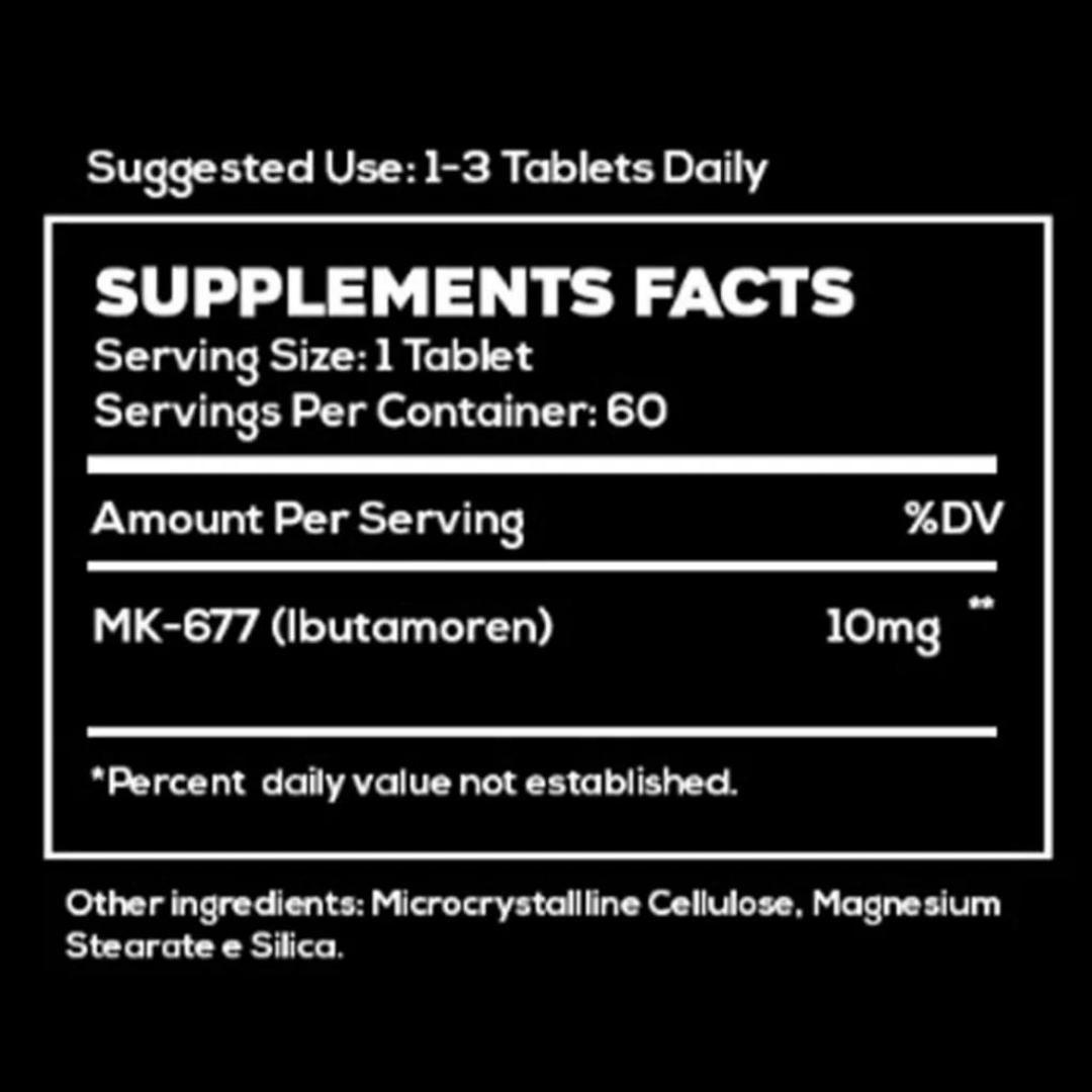 Kit 3 x Nutrobal MK-677 (60 Caps) - Androtech - Androtech Research