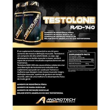 RAD140 Testolone (60 Tablets) - Androtech