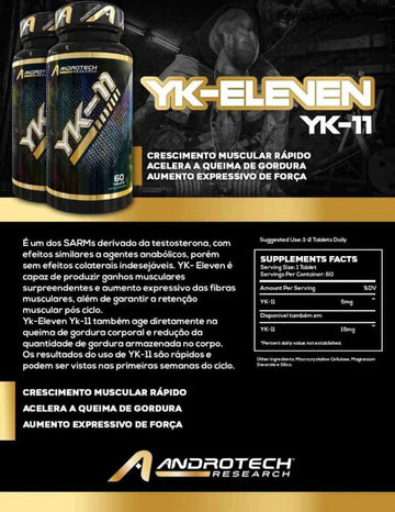 YK11 5mg (60 Tablets) - Androtech